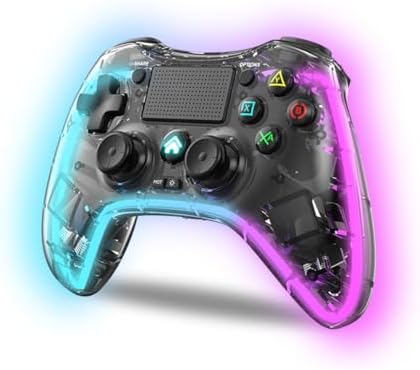 NK Mando para PS4 / PC/Android - Wireless Controller con Vibració...