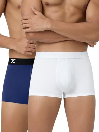 Image of XYXX Cloudsoft Micromodal Shuffle Trunks for Men, Pack of 2