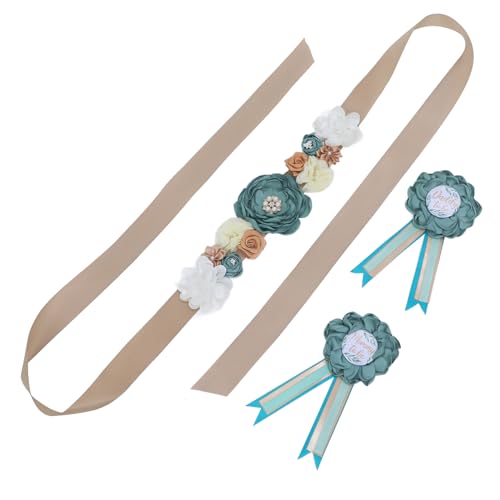 ULDIGI Pregnancy Announcement Box Pink Baby Shower Decorations Set Mom to Be Sash Corsage for Baby Shower Dec