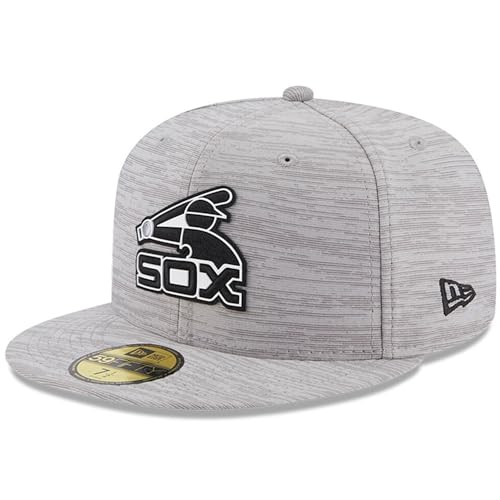 Casquette New Era Chicago White Sox 59FIFTY ajustée grise taille 7 1/4 sans serrer