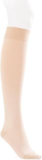 JOBST Opaque Knee High with SoftFit Technology Band, 30-40 mmHg Compression Stockings, Closed Toe, Small, Natural