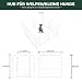 fxw Homeplus Hundelaufstall, Stabile 60cm 8 Drahtpaneele Welpengitter Hund für Welpen und Kleine Hunde, Weiß│Patentiert