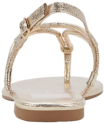 Dolce Vita Women's Marly Flat Sandal, Gold Metallic, 9 M Us #TOP2