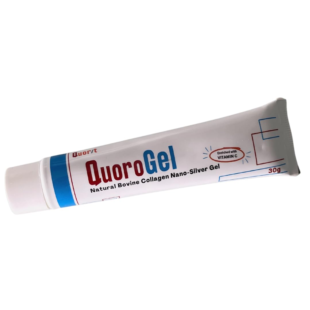 Quorit Quoro Gel | Collagen Nano Silver Gel with Vitamin C | Natural Bovine| 15gm-image-24