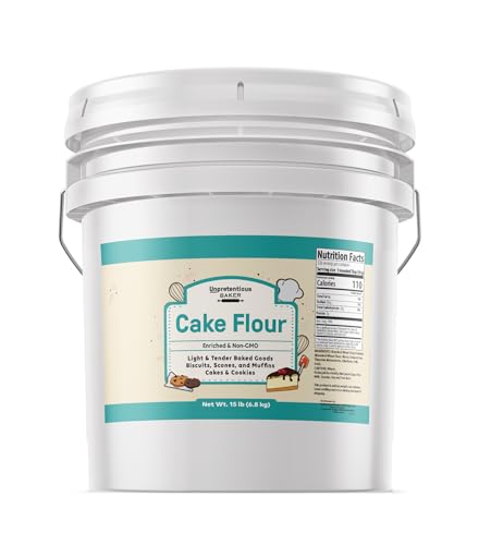 Unpretentious Cake Flour, 3.5 Gallons, Great For Cakes, Biscuits, Scones, Muffins