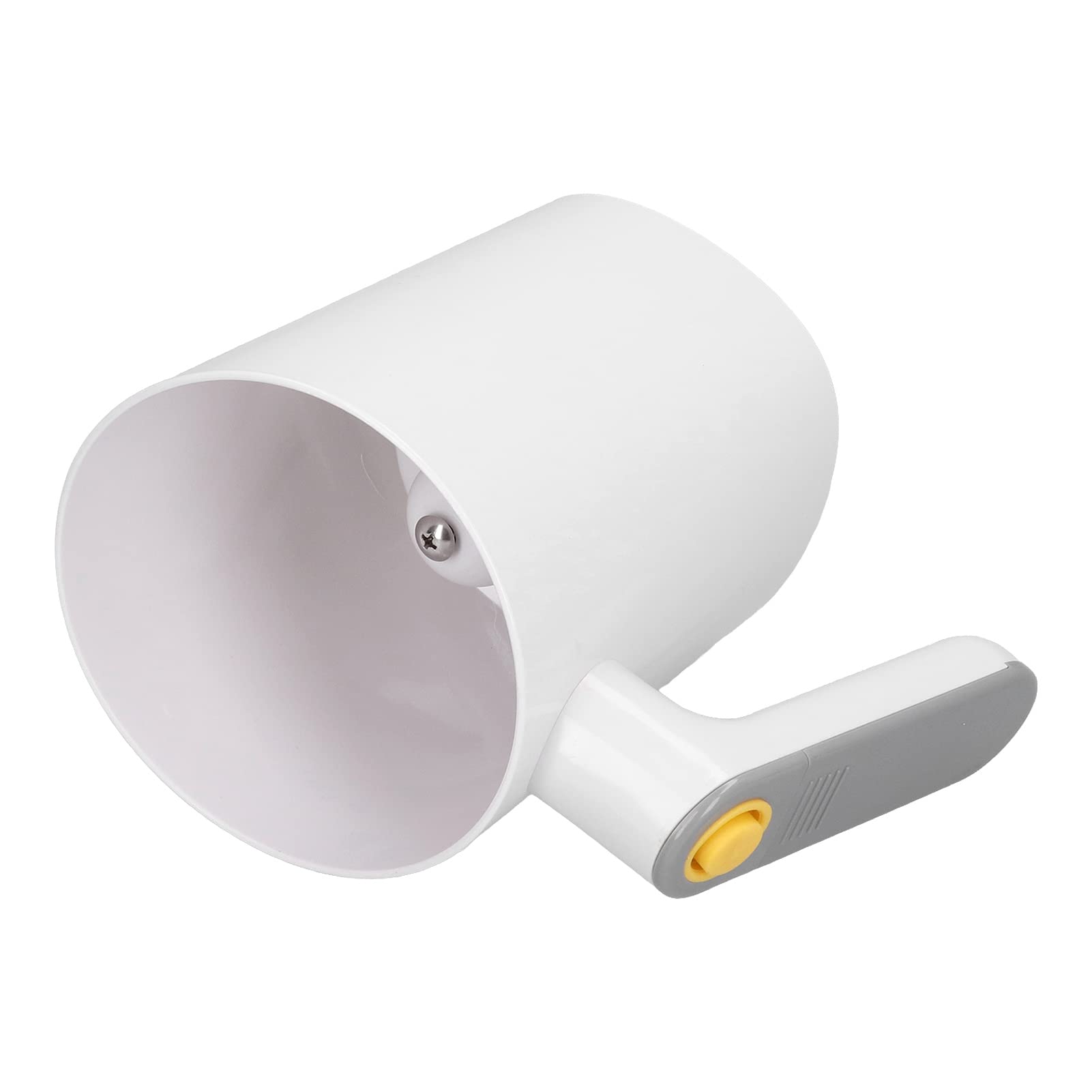 Tamiz de harina eléctrico de mano con forma de taza, tamiz de polvo de acero inoxidable para hornear en casa, cocina, harina, azúcar glas con 2 modos, diseño fácil de limpiar