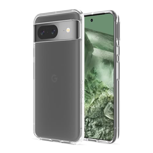Coque Pixel 8 antichoc transparente résout le jaunissement et protège des chutes de 3,7 m