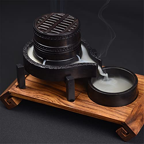 Lnnsp Ceramic Backflow Incense Burner Dragon Sculptures Cone Censer Home Decor Incense Holder #TOP1