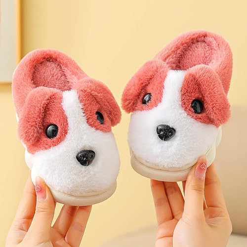 Memory Foam Dog Slipper for Toddler Baby Boys Girls Cute Shoes Slipper Winter Comfy Indoor House Non Slip Shoes3