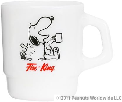 Amazon Fire King ファイヤーキングスタッキングマグ Snoopy スヌーピー 60アニバーサリー マグカップ キャラクターシリーズ Kokomi 加湿器