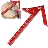 L'Atelier Nomade: En déplacement ou sur chantier, ce compas central se glisse dans votre poche. Avec sa règle intégrée et ses mesures millimétrées, il est votre meilleur allié pour des tracés précis où que vous soyez.