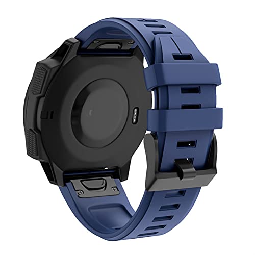 Bracelet de rechange silicone pour montre connectée Garmin Fenix 6X 5X Pro 26mm