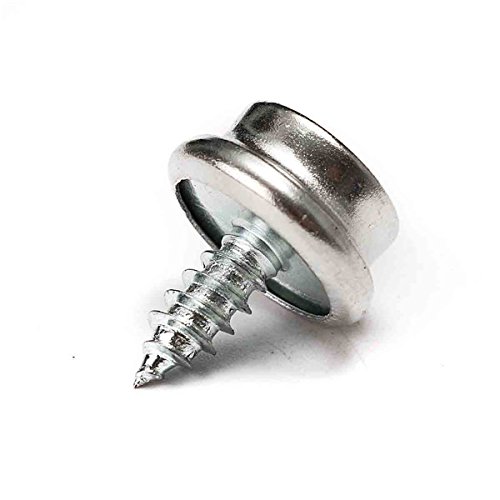 ChaRLes 75Pcs In Acciaio Inox Canvas Fibbia Quick Snap Fastener Bottoni Kit Viti