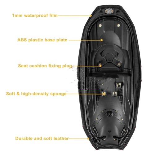 Cojín para asiento de pasajero NSS350 acabado premium alta densidad 4