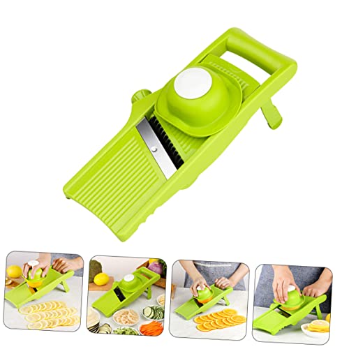 Cortador manual de verduras Alipis versátil sin base verde miniatura 7