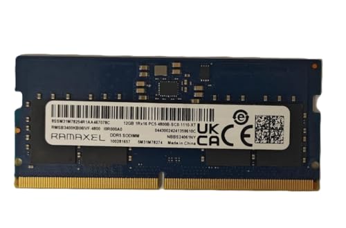 Laptop RAM 12GB 4800MT /s DDR5 SODIMM RAMAXEL (RMSB3400KB06IVF