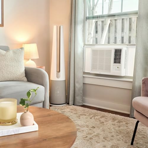 LG 12,200 BTU Window Air Conditioner with Supplemental Heat, 230/208V, Cools 570 Sq.Ft. (19' x 30' Room Size), Electronic Controls with Remote, 2 Cooling, Heating & Fan Speeds, Slide In-Out Chassis by LG - Image 2