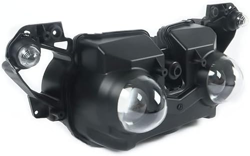 Miniatura 5 de Faro delantero para motocicleta, lámpara de montaje de faro delantero compatible con Yamaha YZF1000 R1 2009 2010 2011 YZF-R1 09 10 11