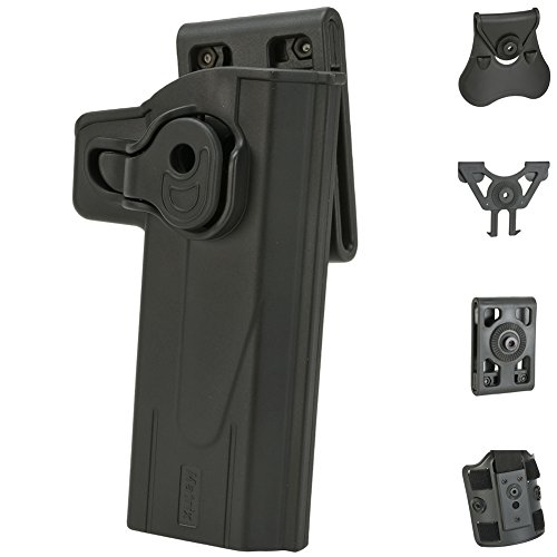 Evike Matrix Hardshell Holster for STI Hi-Capa 2011, Black