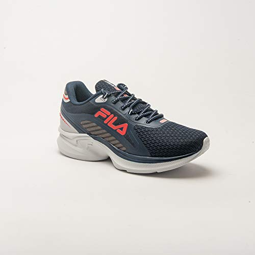 Tênis Racer Frame, Fila, Masculino, Marinho/Vermelho/Prata, 42