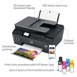 HP Smart Tank Plus 570 Wireless All-in-One Ink Tank Printer with up to 2 Years of Ink Included (5HX14A)