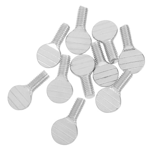 HIAKDOFT 10 pezzi Elementi di fissaggio in acciaio inossidabile per spiedo rotante accessori per friggitrice ad aria e forno elettrico facili da installare e resistenti per barbecue e