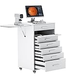 Medical Cart 7 Layer, Medical Hospital Professional Dental Assistant's Mobile Cabinet Cart Utility Cart...