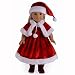 TianBo 3pc Christmas Red Color Including Hat Shawl Dresses Outsuits Fits 18 Inch American Girl Dolls, ZKB902