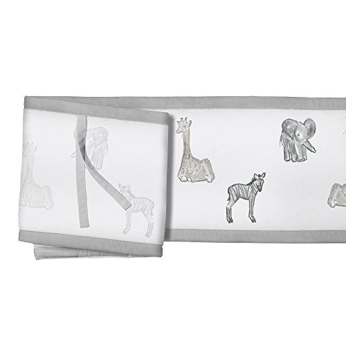 Image of BreathableBaby 3pc Classic Crib Bedding Set - Watercolor Safari