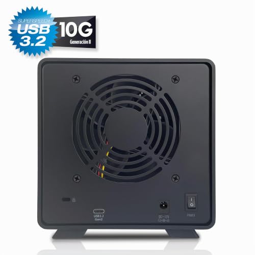 Docking station FANTEC para recuperar datos de 4 discos duros SATA sin usar herramientas 3