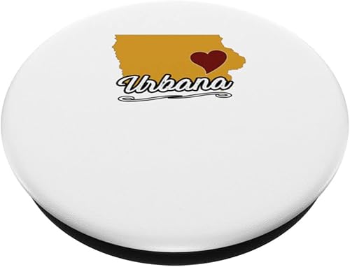 Miniatura 2 de URBANA IOWA  IA USA - Cute Souvenir Merch - US City State - PopSockets Swappable PopGrip