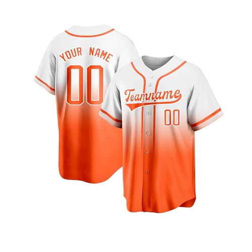 Camiseta personalizada de béisbol con nombre y número bordados para hombres, mujeres y jóvenes miniatura 1
