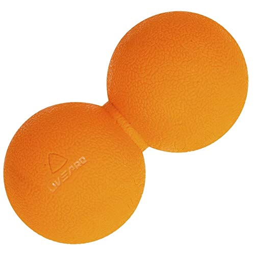 LiveUp Bola de Massagem Amendoim , 14X6,5Cm , Sports, Laranja