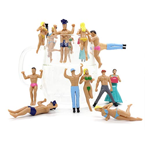 NUOBESTY 8Pcs de Vidro de Vinho Encantos para Bebidas Caracteres de Copo de Copo de Caráter Estatuet