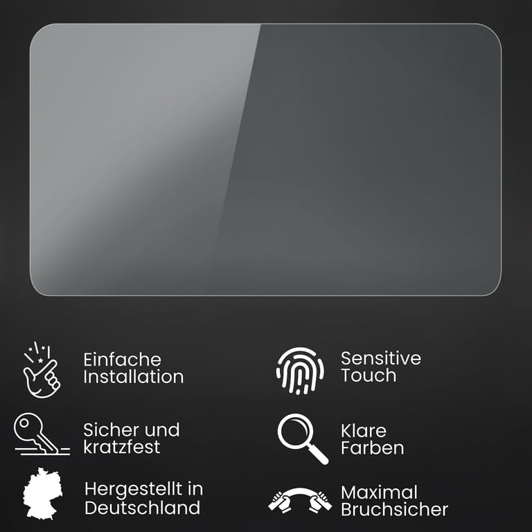 Bruni Screen Protector compatible with FrSky Taranis X9 Lite Protector Film, crystal clear Protective Film (2X)