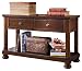 Ashley Furniture Signature Design - Porter Sofa Table - Rustic Style Entertainment Console Table - Rectangular - Brown