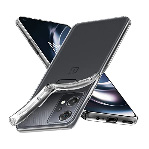 Image of Fashionury Silicone Crystal Clear Back Cover Case for Oneplus Nord Ce 2 Lite 5G | Shockproof Design | Camera Protection Bump | Bumper Transparent Soft Case Cover for Oneplus Nord Ce 2 Lite 5G
