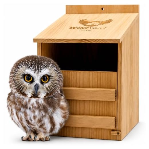 WildYard Cedar Owl House Nesting Box