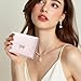 Sunwel Fashion Wallets Girls Cute Coquette Bow Small Wallet Aesthetic Card Holder ID Window Purse for Women (PINK BOW PINK)