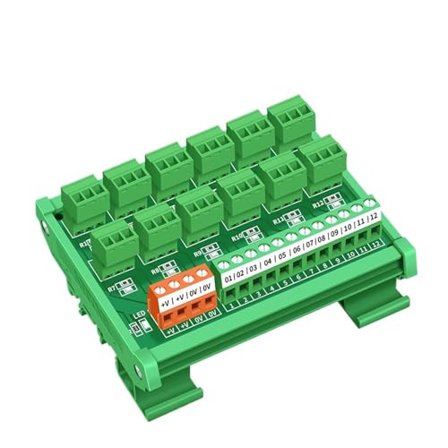 Bloque de terminales de sensor PLC HL-SEN-12 con resorte de 8 posiciones de 5 V-24 V