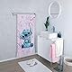 Herding Badetuch Disney’s Stitch, 75 x 150 cm, Kleines weiches Kinder-Handtuch für Bad und Strand, 100% Baumwolle