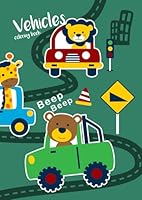 Vehicles: Coloring Book B0F6DJFQK5 Book Cover