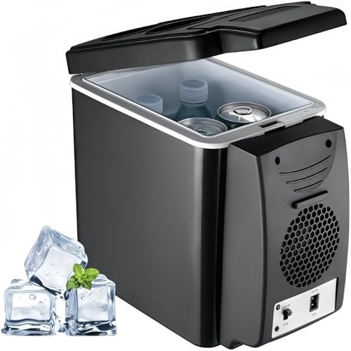 車載冷温庫 6L/8L 自動車用 小型 保温保冷庫 12V /24V クーラーボックス ミニ冷温庫、車、ホット&コールド、 ポータブル コンパクト (6L アップグレード車載モデル(24V)トラック)