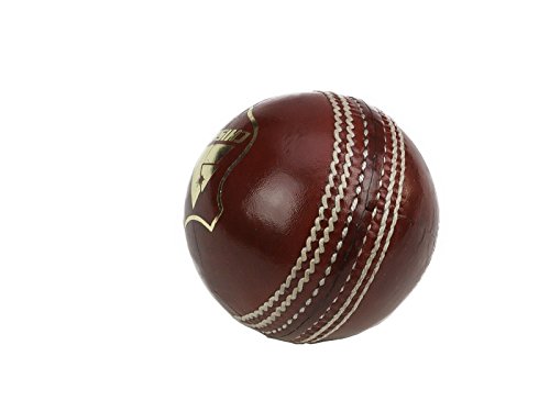 Balles de cricket Senior cuir blanc 5,5 oz et Junior 4,5 oz multicolore