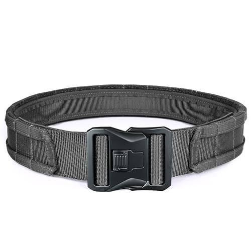 JIPIMON Battle Molle Belt Military Grade, Newly Upgrade Quick Release Buckle 2.0