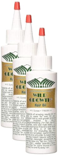 Wild Growth Hair Oil 4 Oz (Pack of 3)
