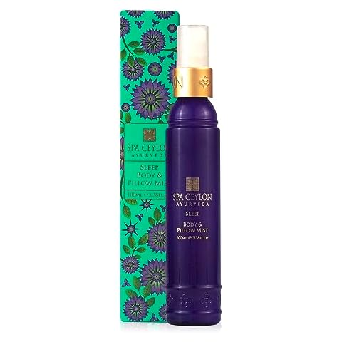 SPA CEYLON SLEEP Body & Pillow Mist | Non-Oily Natural Mist | Reduces Stress | Luxuriously Fragrant | Suitable for all skin types Cover