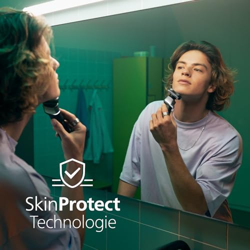 Philips Shaver Series 5000X - elektrischer Rasierer für Herren, Nass- und Trockenrasur, Skin Protect Technologie… – Ansicht 3