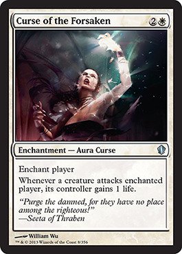 Magic The Gathering - Curse of The Forsaken (8/356) - Commander 2013