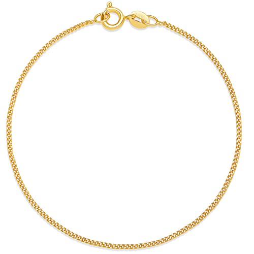Image of Amazon Essentials Sterling Curb Chain Bracelet